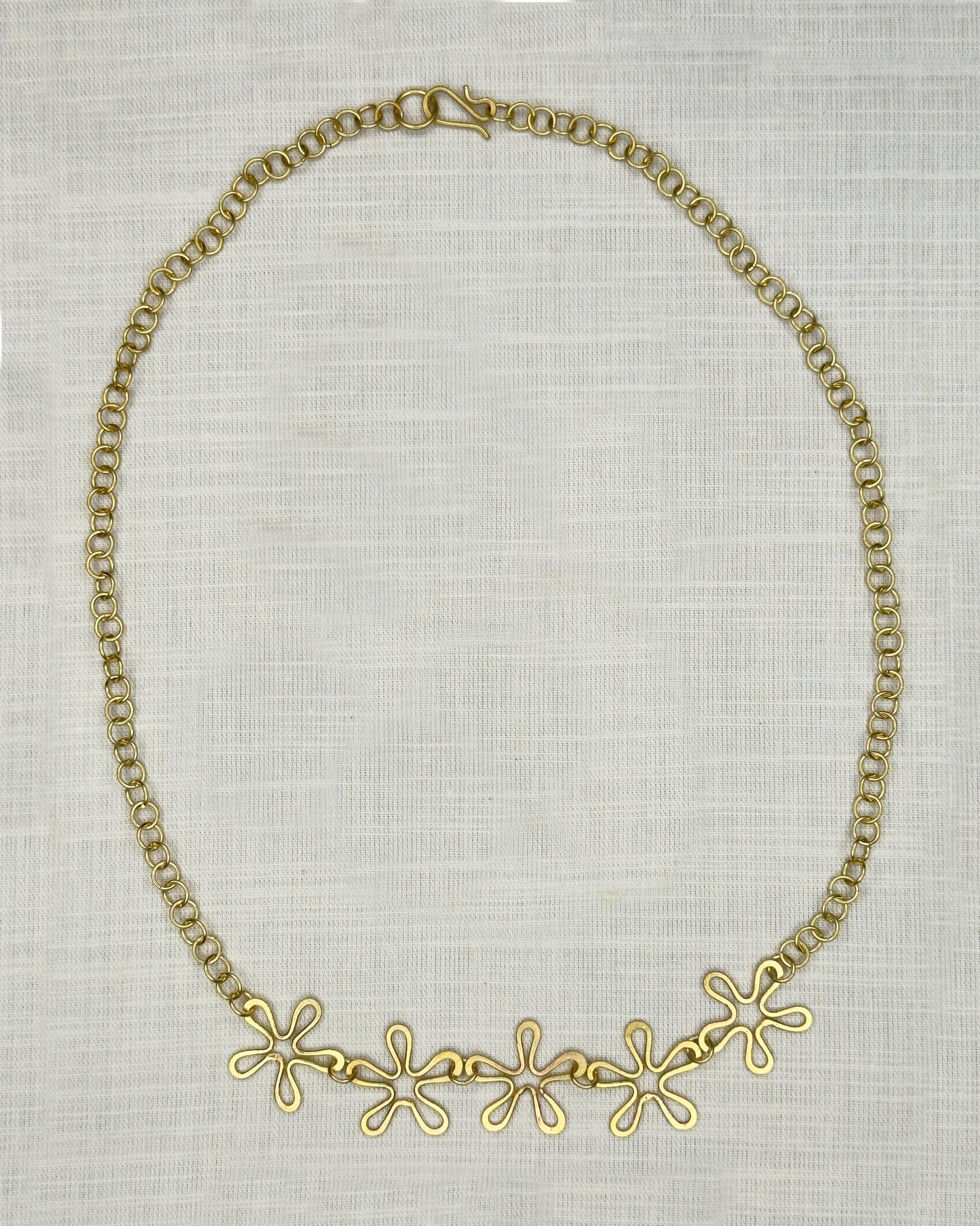Meadow Necklace - Brass