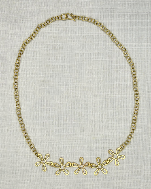 Meadow Necklace - Brass