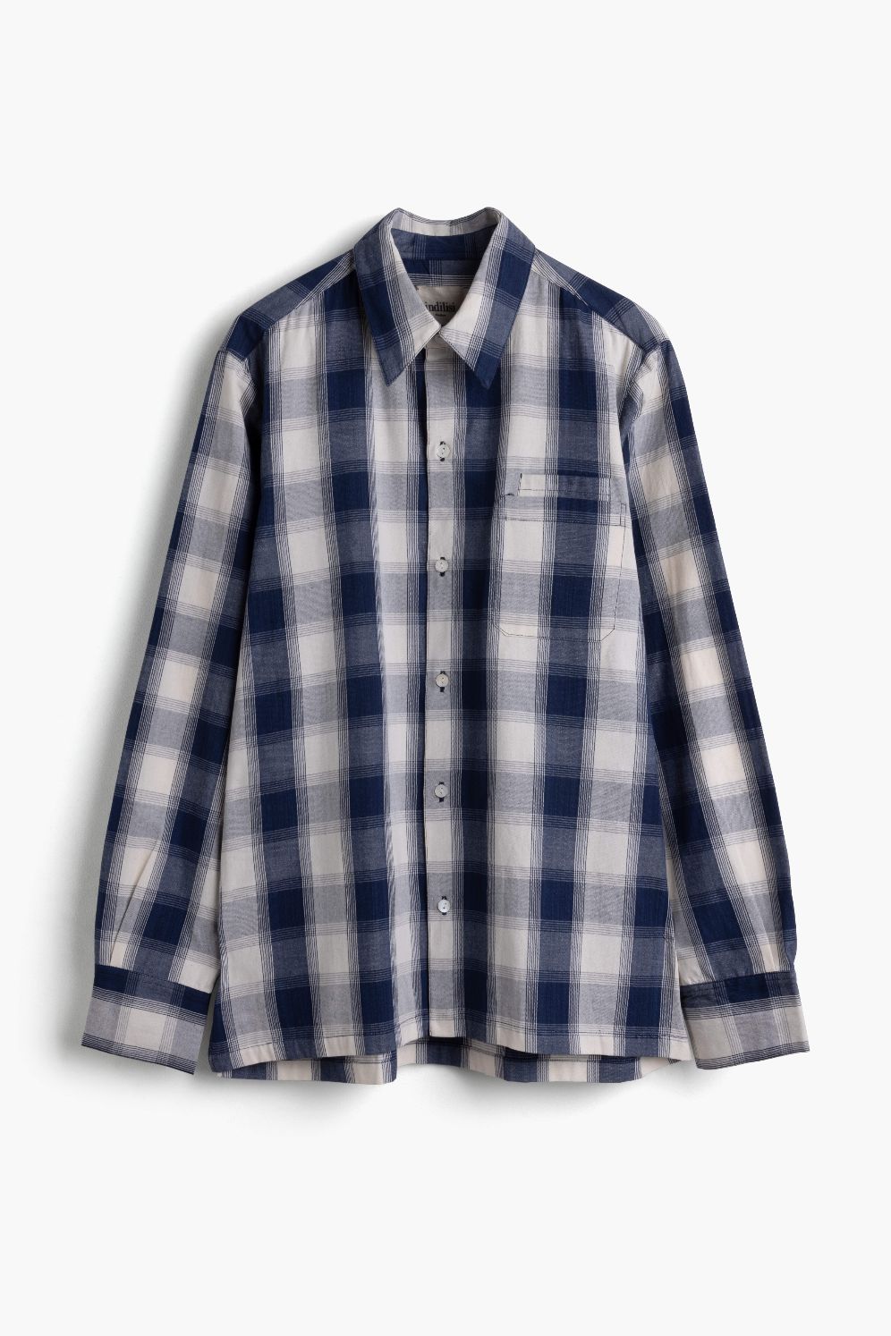 Mens Shirt - Navy Check