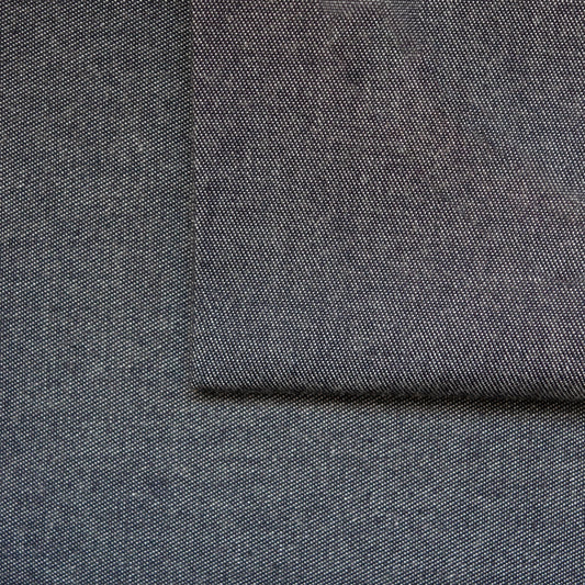 Organic Cotton Twill - Indigo Denim Chambray
