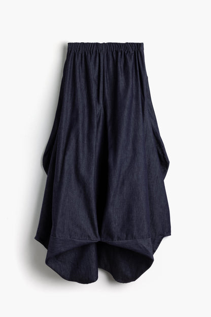 Safia Denim Skirt - Indigo Denim Chambray