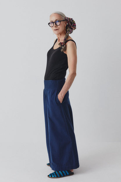 Platzo Trousers - Dark Navy (medium weight)