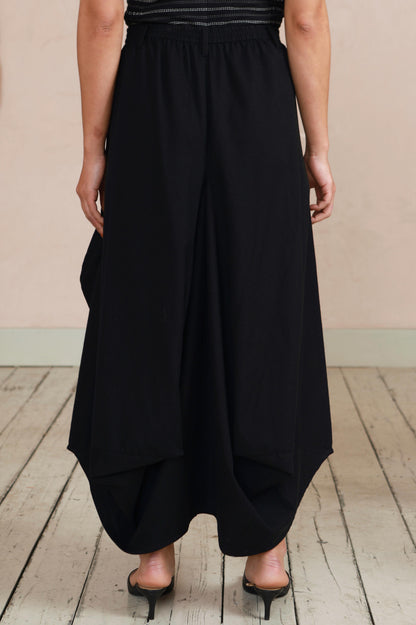 Safia Skirt - Black Twill