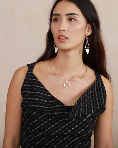 Celia Cowl Top - Black Stripe