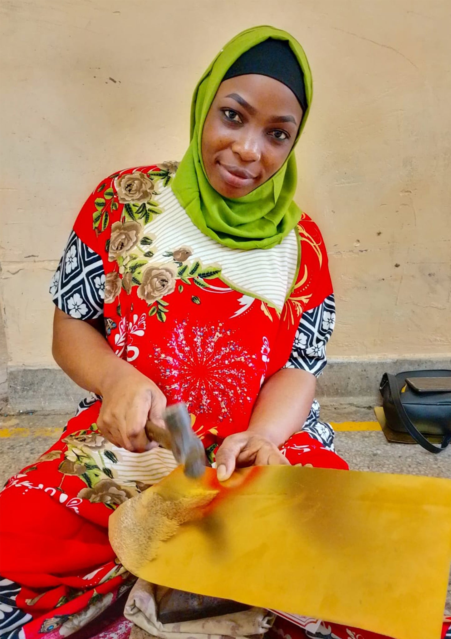 Half Moon Choker - Beaten Brass