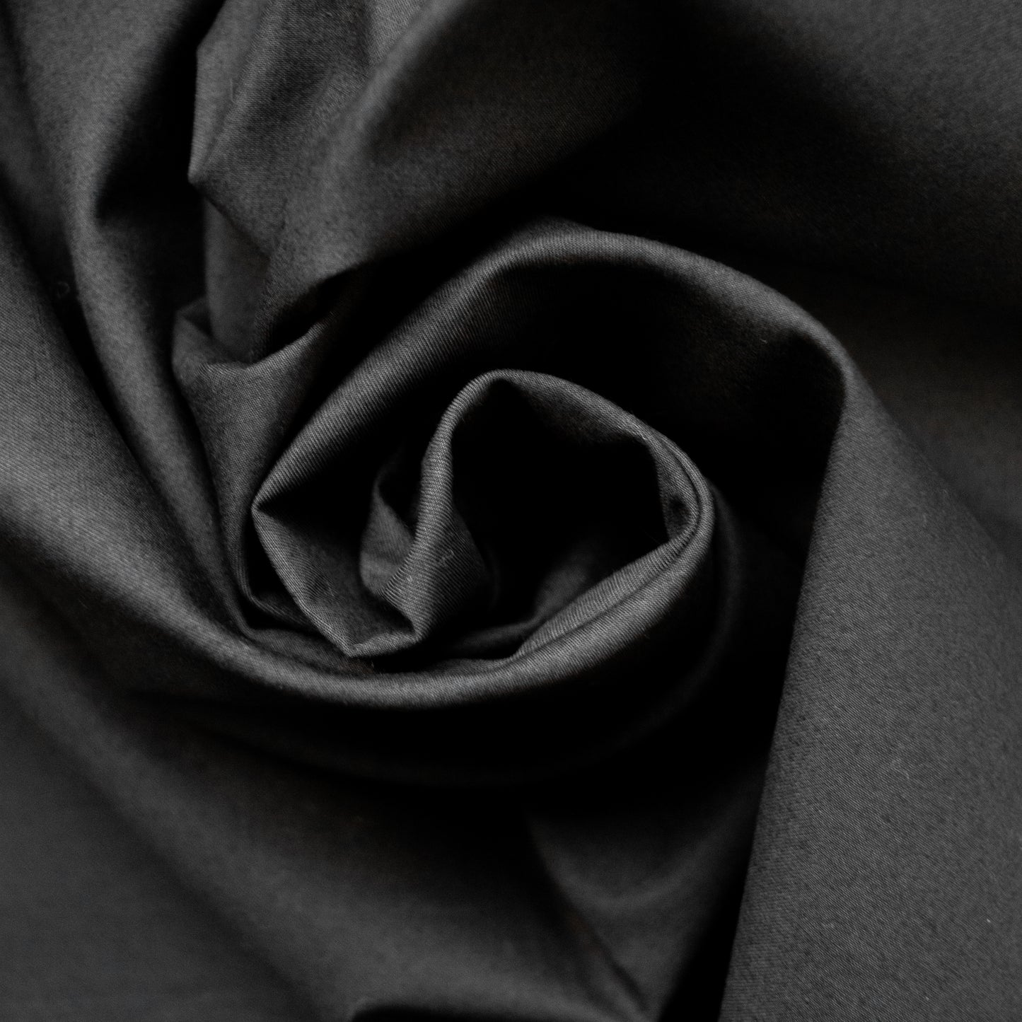 Organic Cotton Twill  - Black