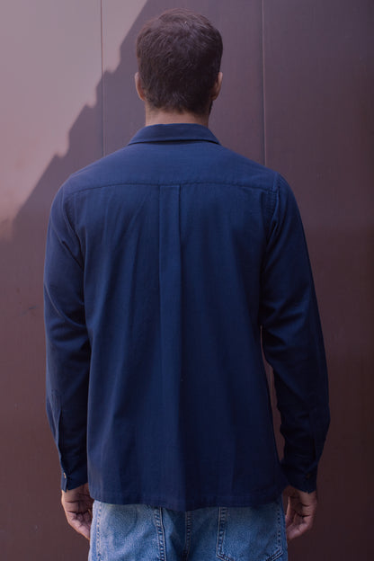Mens Shirt - Navy Twill