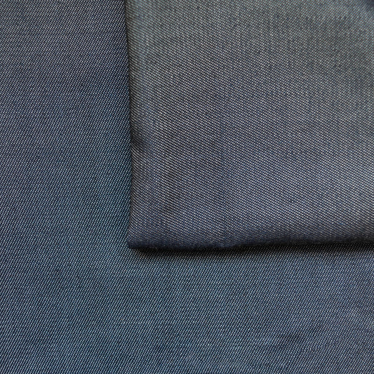 Organic Cotton Twill - Indigo Denim Chambray