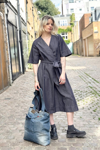 Rebecca Dress - Indigo Denim Chambray