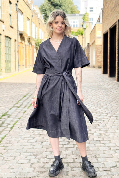 Rebecca Dress - Indigo Denim Chambray