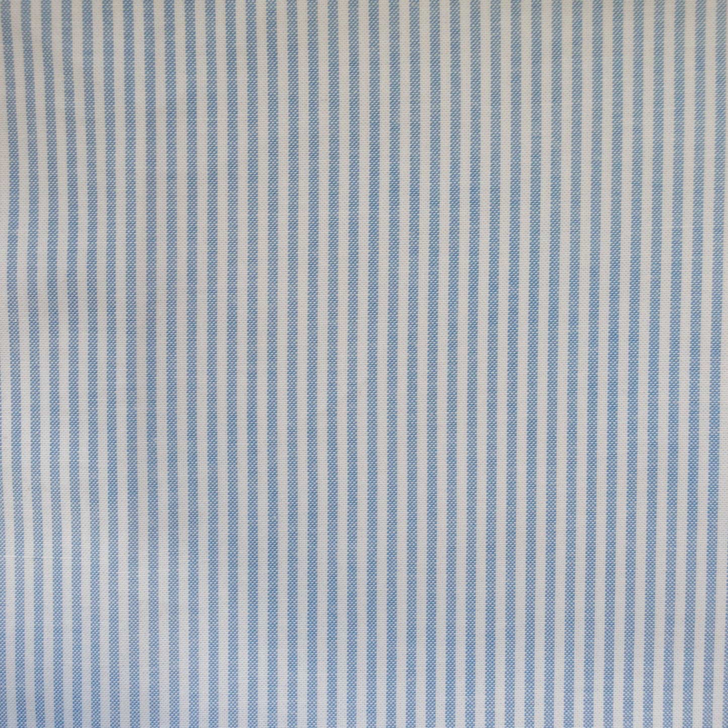 Organic Cotton Oxford with Stretch - Lapis Blue Stripe