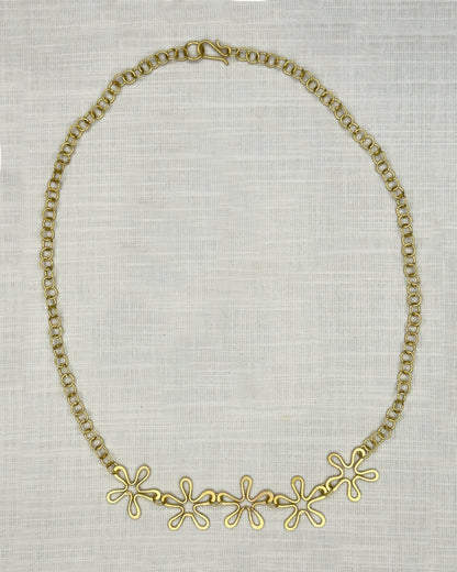 Meadow Necklace - Brass