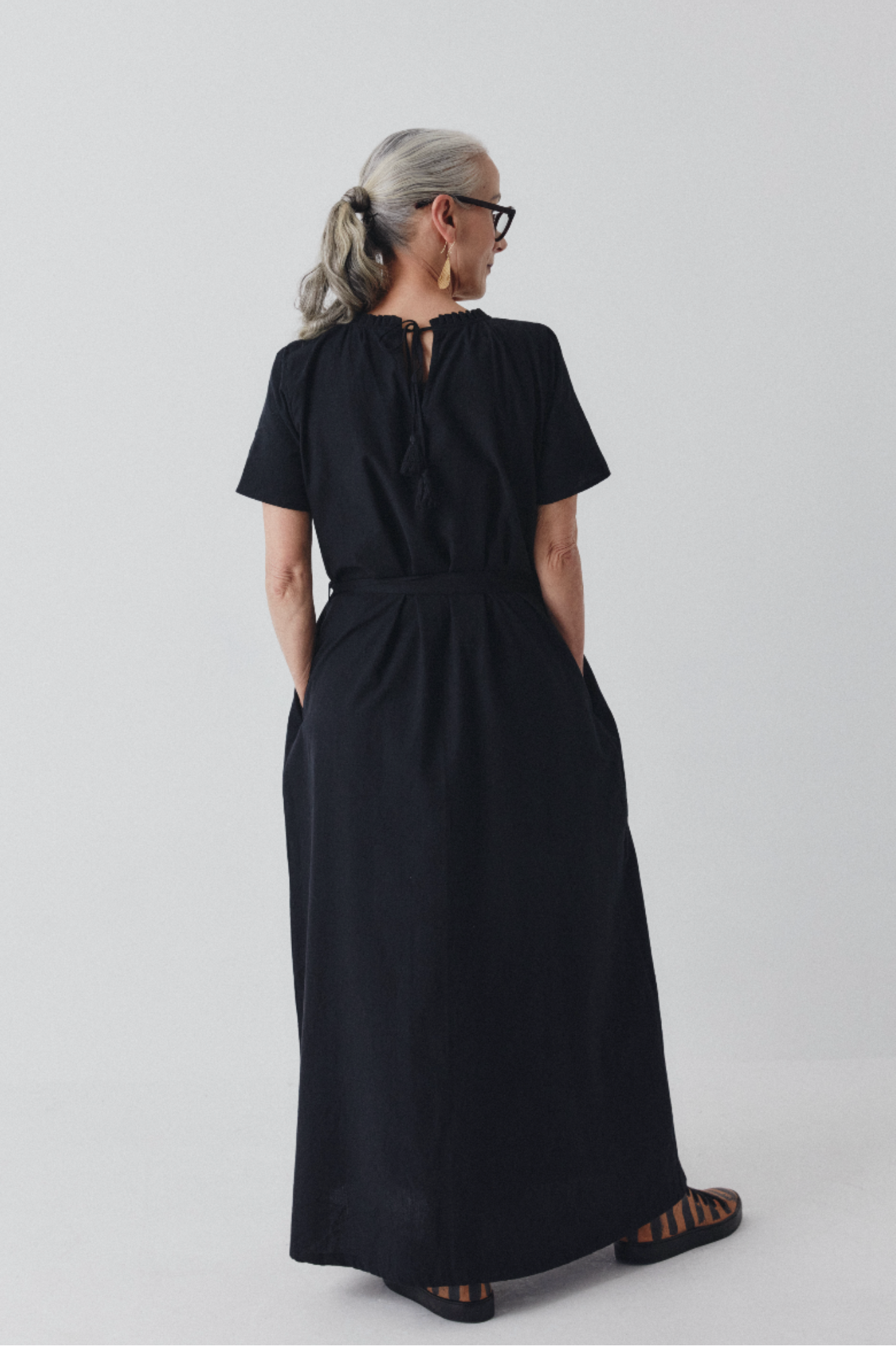 reversible maxi dress Salmon Goddess Reversible Wrap Maxi Dress