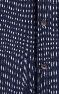 Artist Jacket - Navy Dot Weave