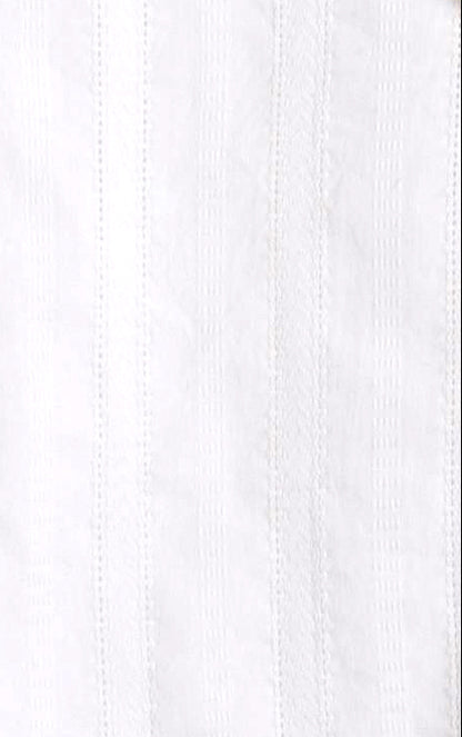 Laura Top - Handwoven Lace Weave - Off-White
